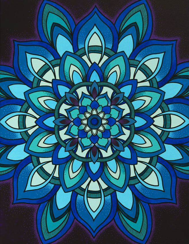 Healing Mandala Art Print