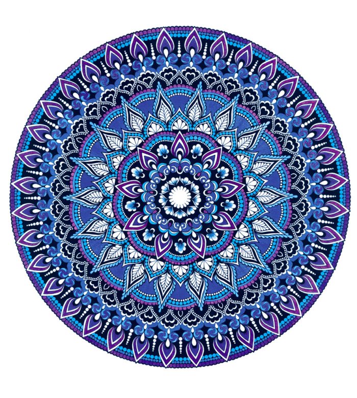 Majestic Embrace Mandala Art Print