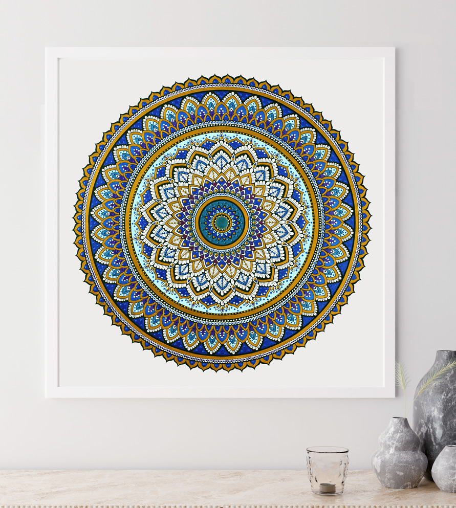 Where it all began - Mandala artwork by Sonja Bella