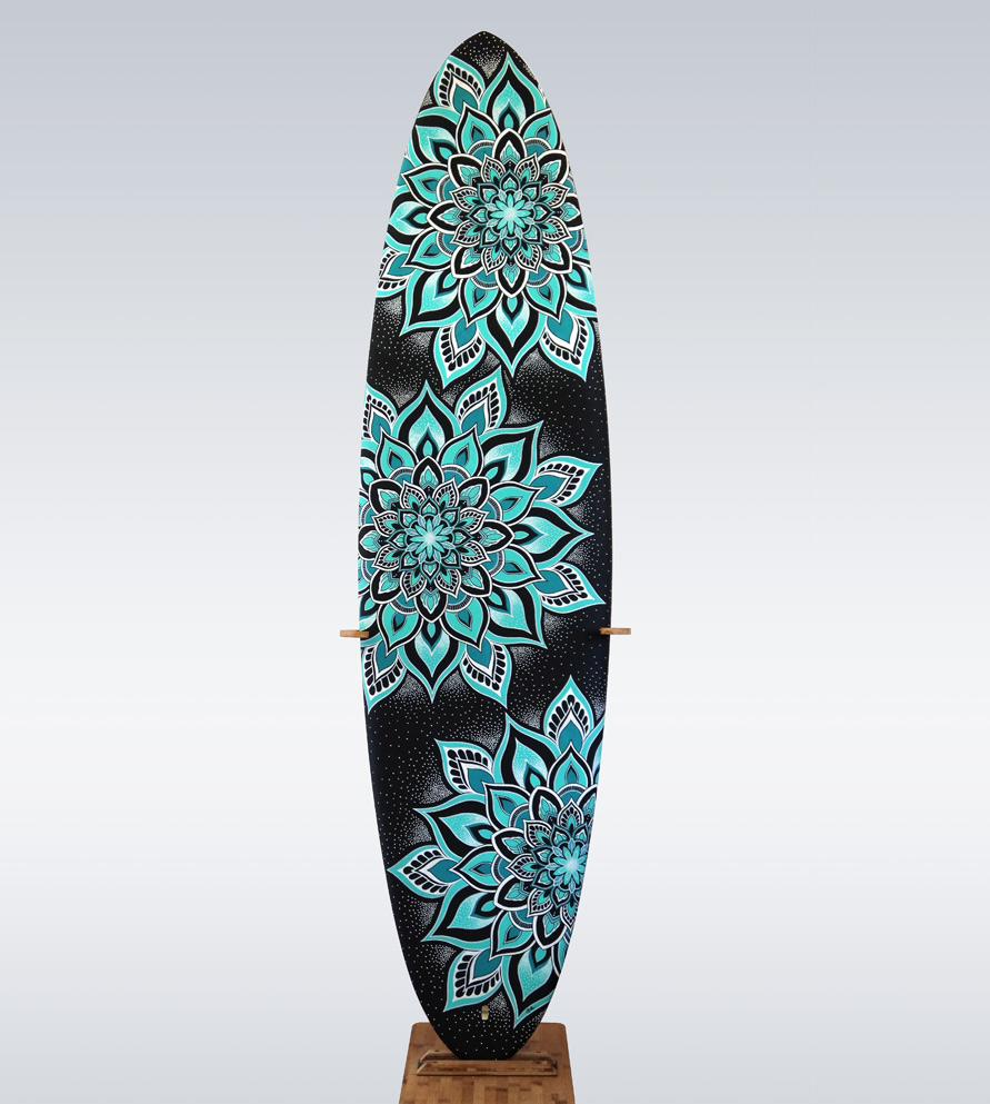 Sonja Bella Surfboard - Lunar Reflections